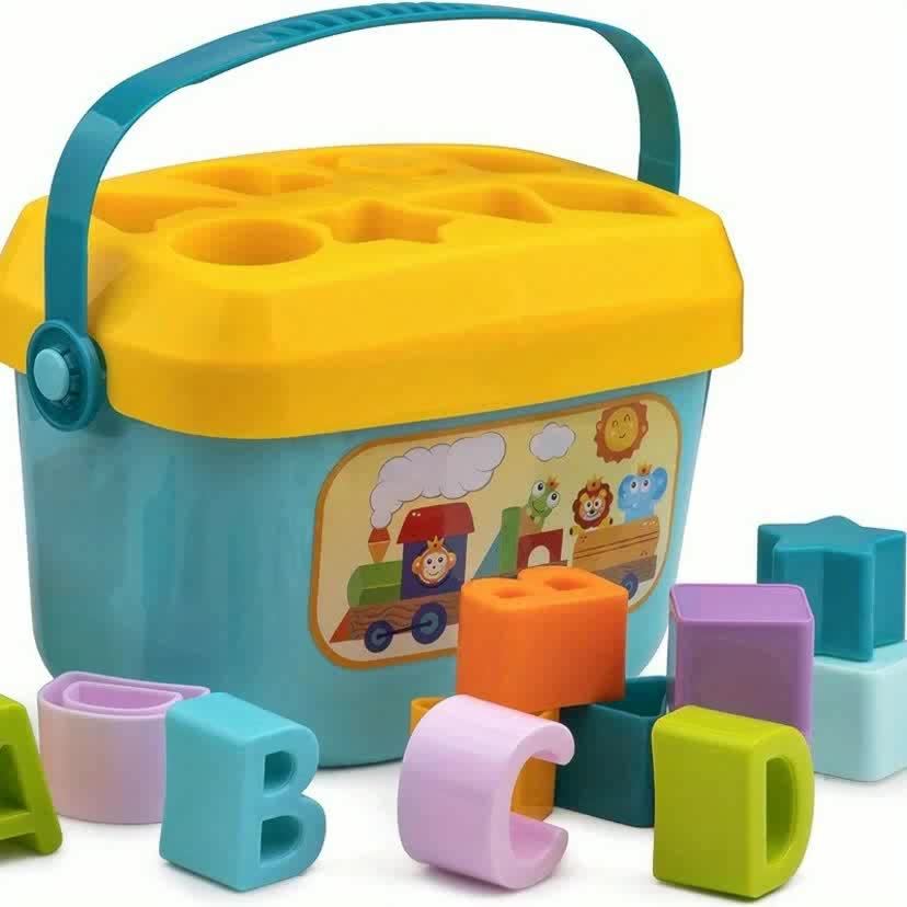 Educational Play Fun with the Colourful Shape Sorter - Discover and Learn Through Play