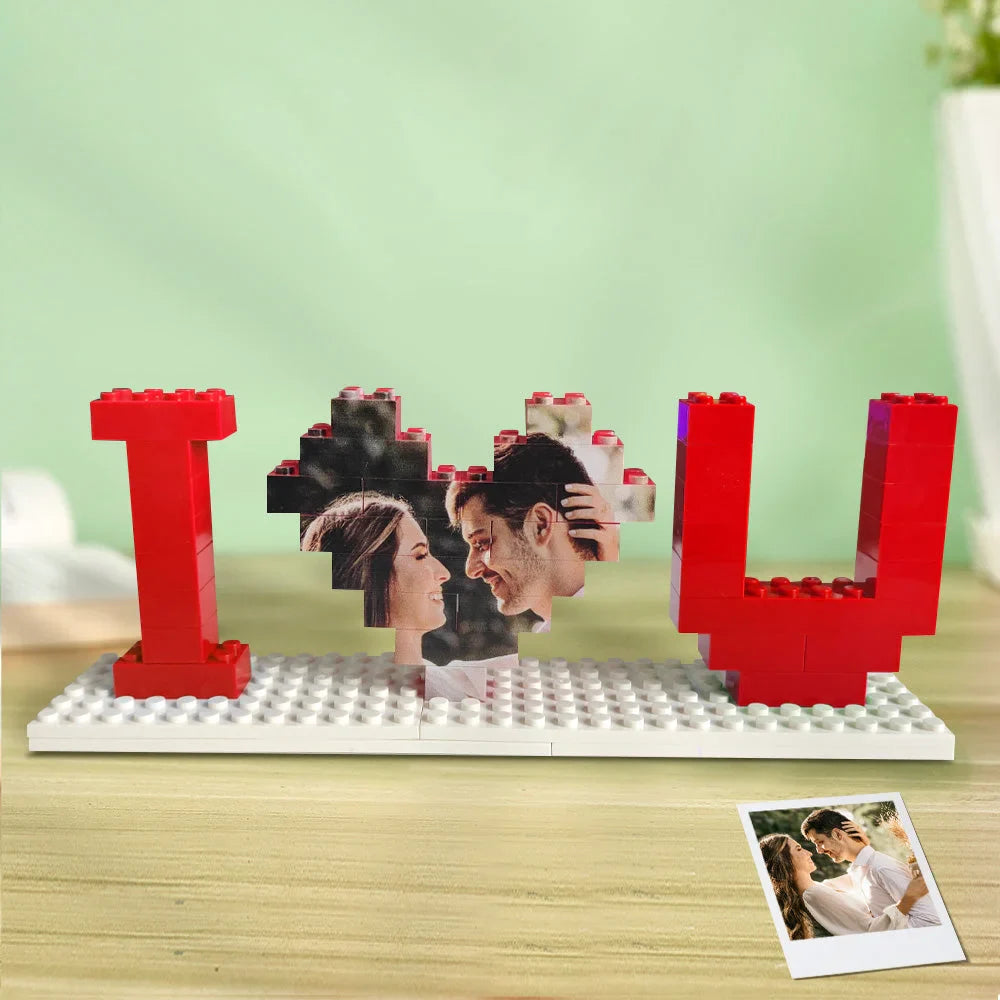 EternaBrick Deluxe LoveMosaic | Customizable Romantic Photo Puzzle
