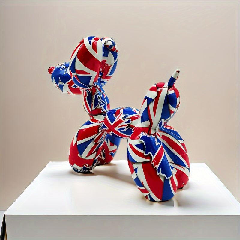 Joyful British Balloon Dog - For a Creative and Playful Atmosphere