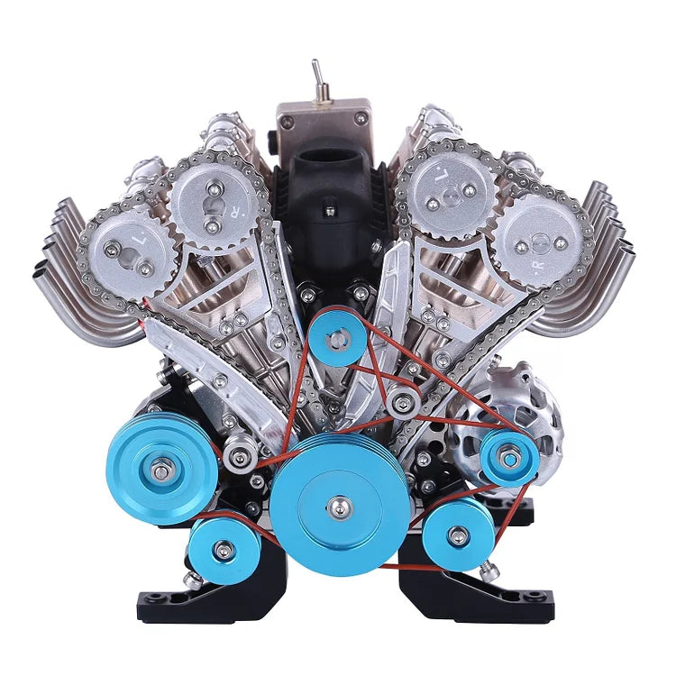 EngineEchelon V8 Heritage Decor | Luxury vintage-inspired V8 engine replica for home, office,