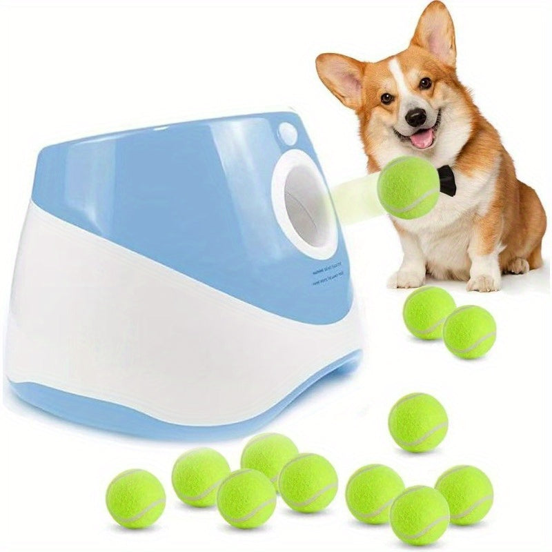 FetchMaster Pro – Interactive Automatic Dog Ball Launcher with USB Charging