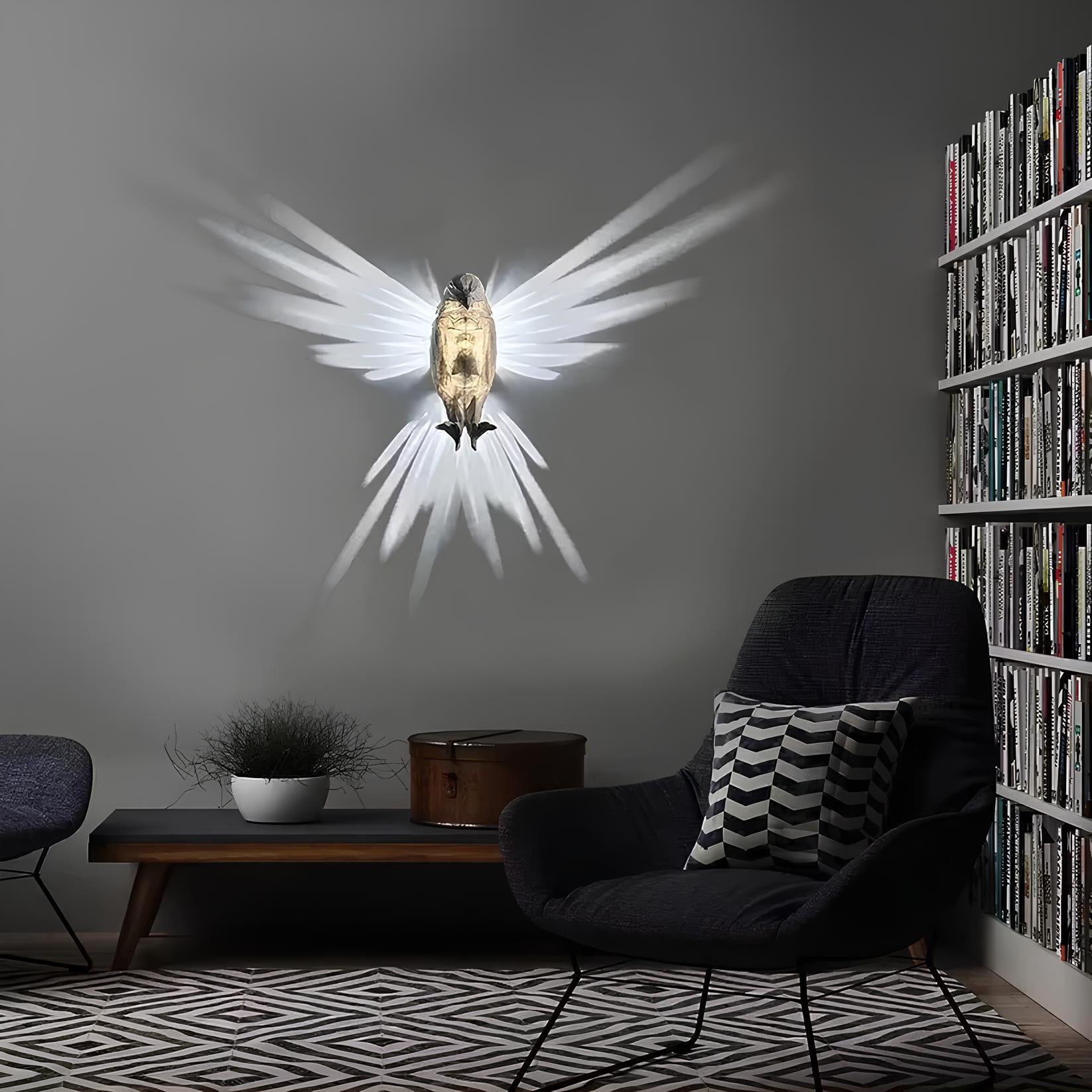 Illuminated Wings Wall Light - LumaWings