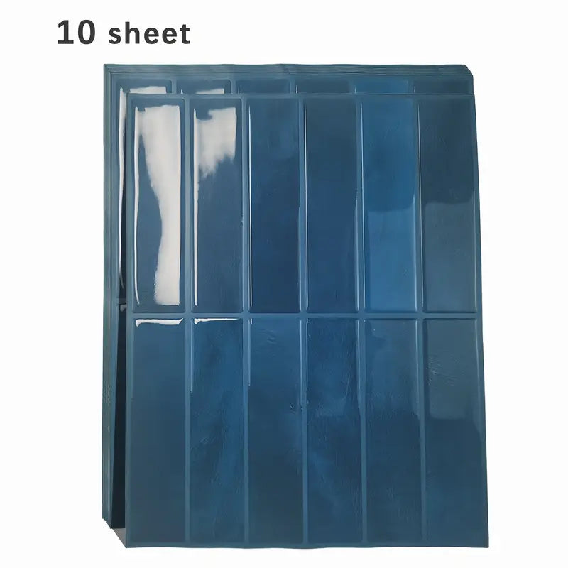 FlexiTile – 3D Self-Adhesive Wall Tiles (5/10/30 pieces) – Heat Resistant for Kitchen and Bathroom