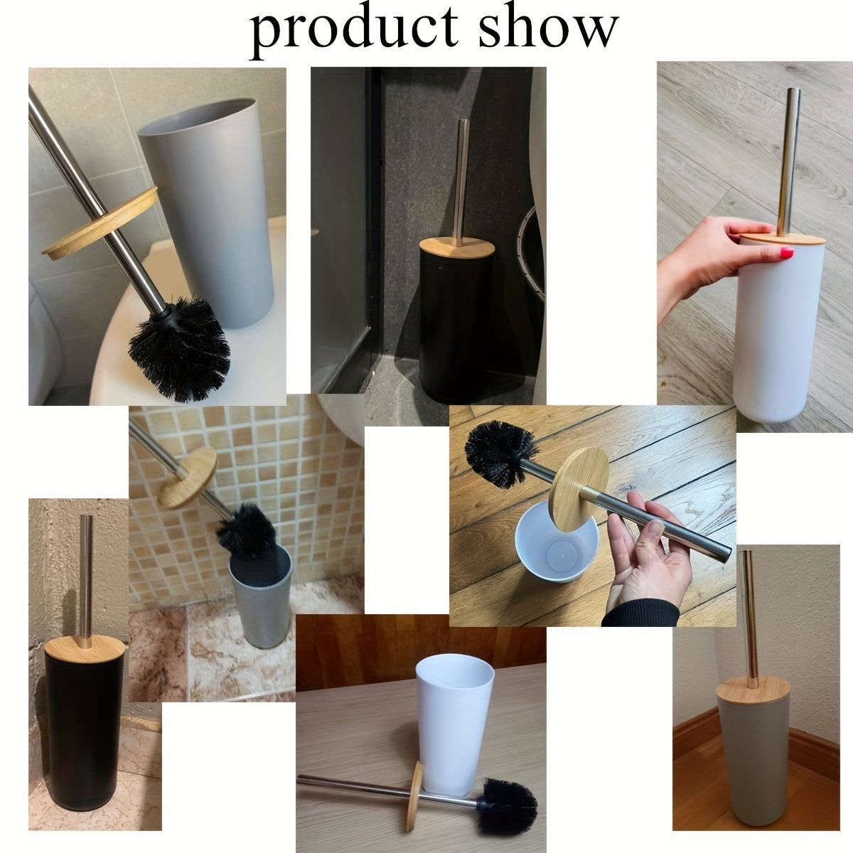 Minimalist Toilet Brush Set – Durable and Handy for Bathroom Use