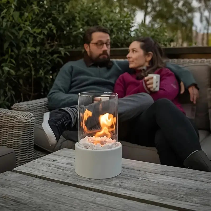 Luna Stylish Bio-Ethanol Table Heater - Warmth and Atmosphere