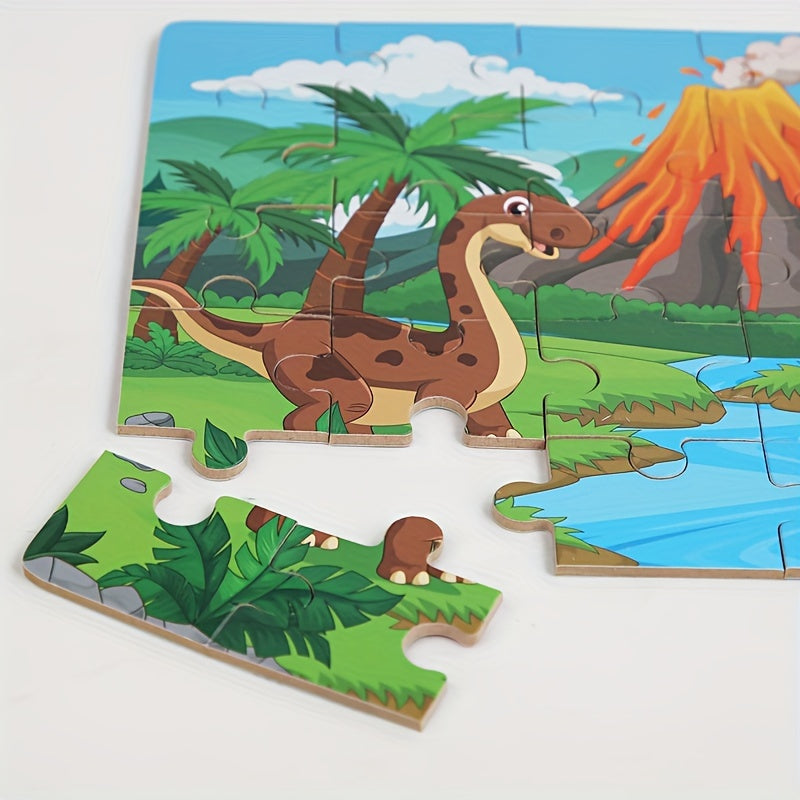 Educational Dinosaur Puzzle - For Creative Learning and Playful Fun