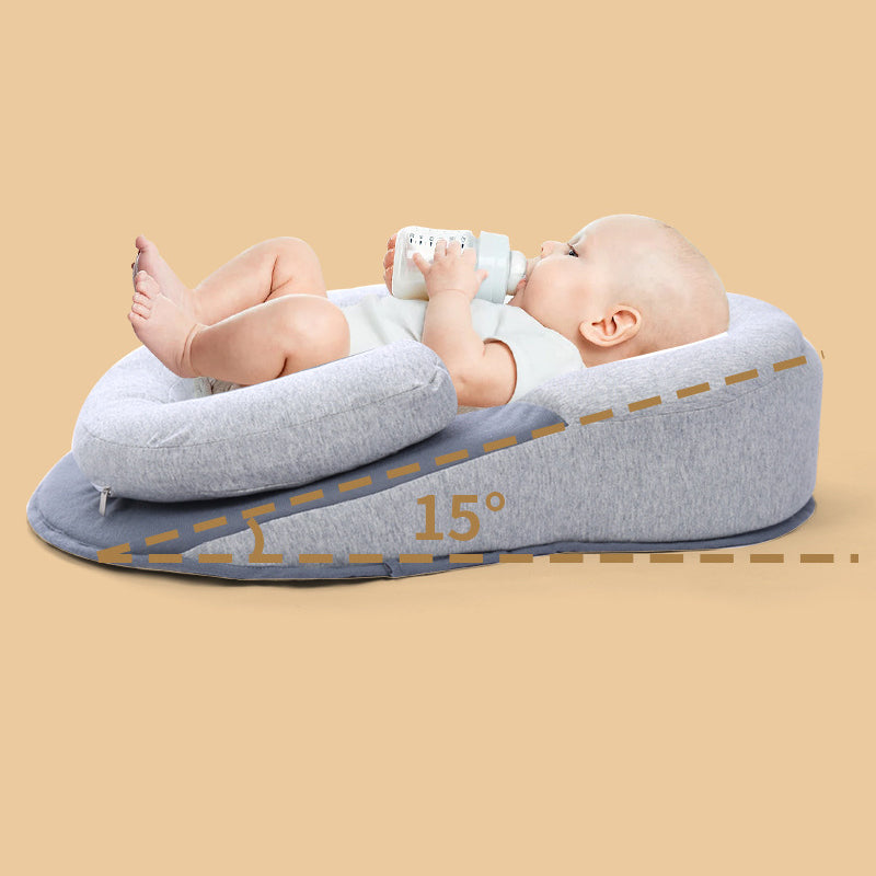 Anti-Reflux Elevated Baby Lounger – Ergonomic Cushion for Better Digestion and Peaceful Sleep