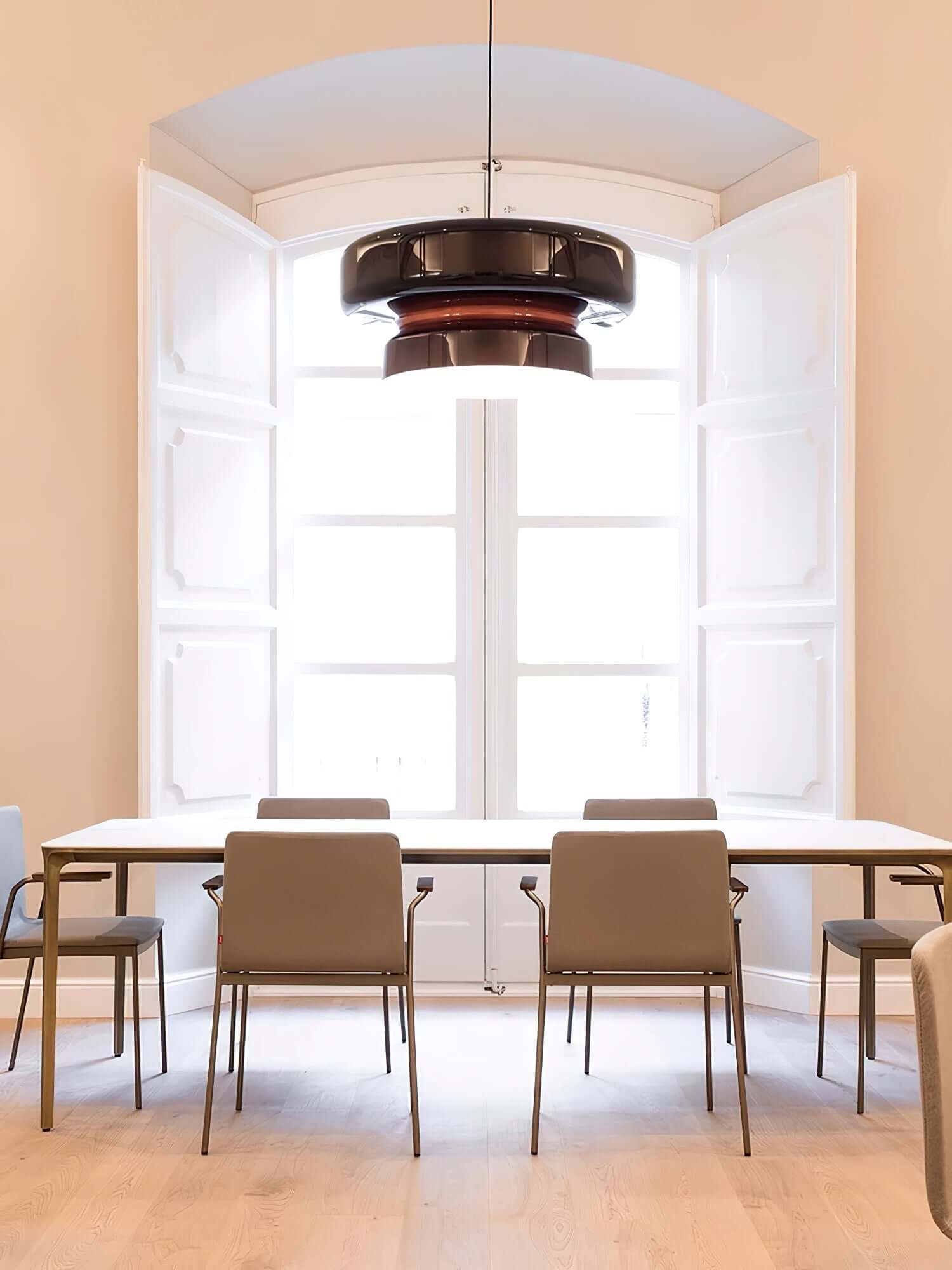 Bohemian Style Pendant Light - Glass & Metal LED