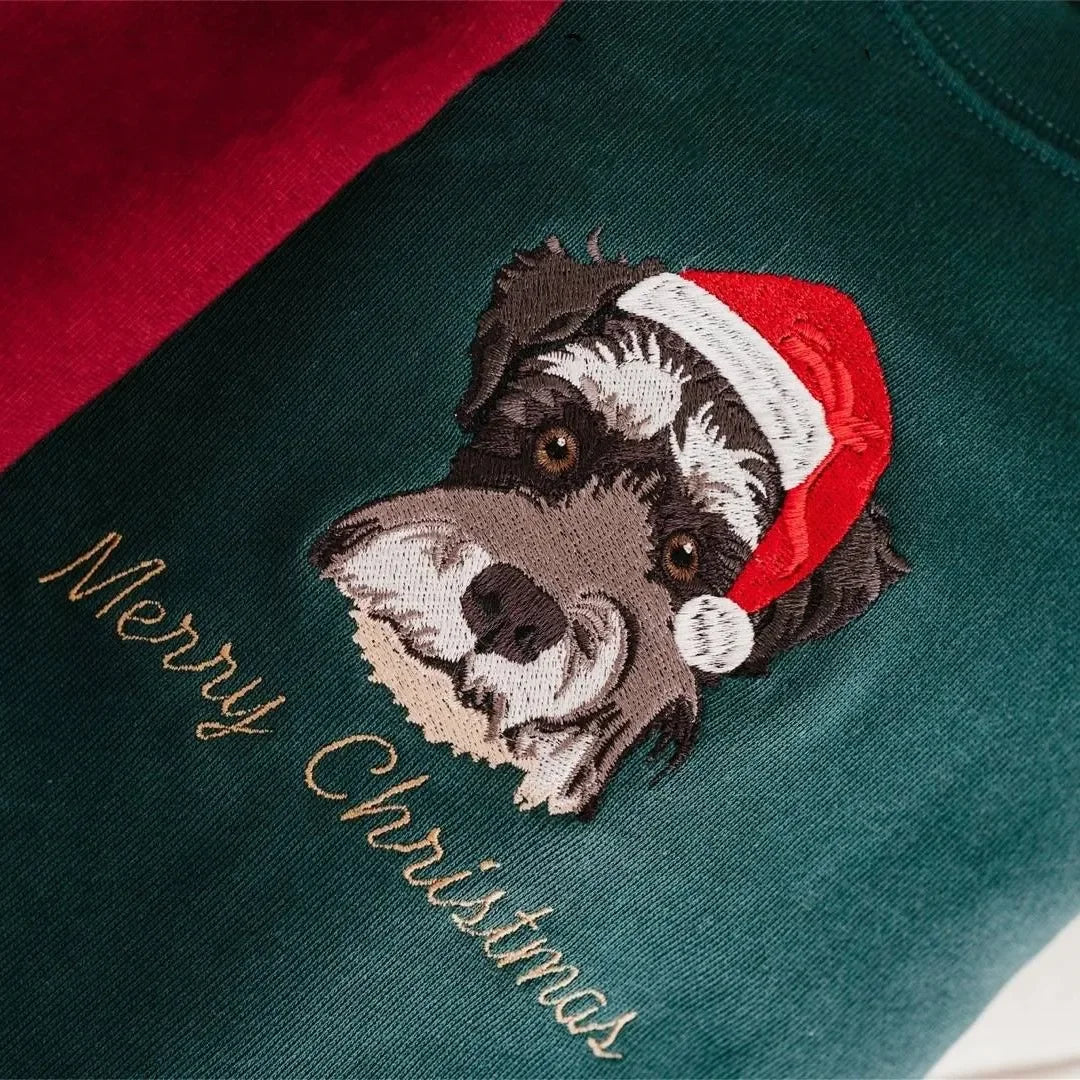 PurePaws Signature Pet Christmas Sweater | Personalized Embroidered Holiday Sweater for Pet Lovers