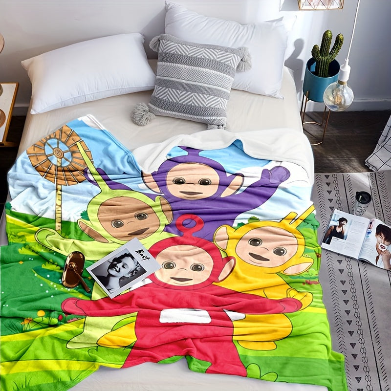 Teletubbies Blanket - For Children, Soft and Versatile