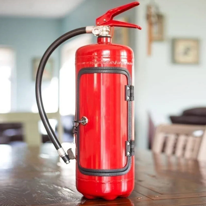 Hidden Bottle Storage in the Form of a Fire Extinguisher – BlazeVault