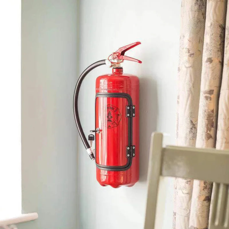 Hidden Bottle Storage in the Form of a Fire Extinguisher – BlazeVault