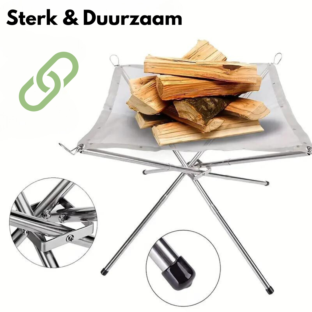 Foldable Fire Pit Stand - FireFlex