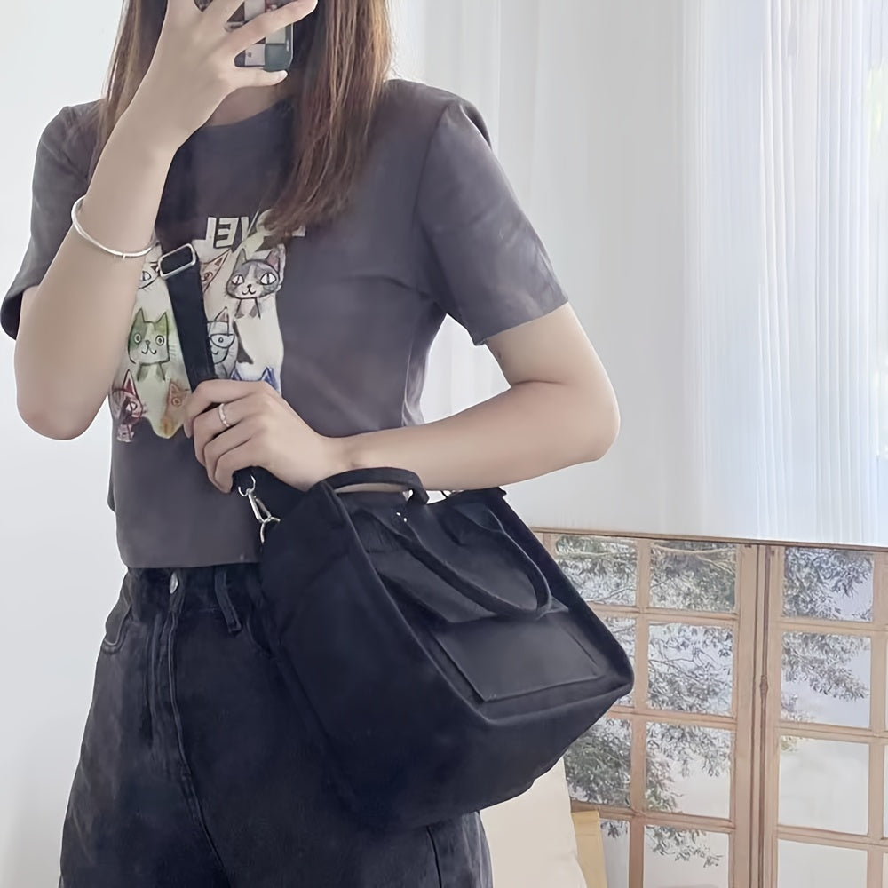 SmartCarry Portable Shoulder Bag – Magnetic Closure with Multiple Pockets