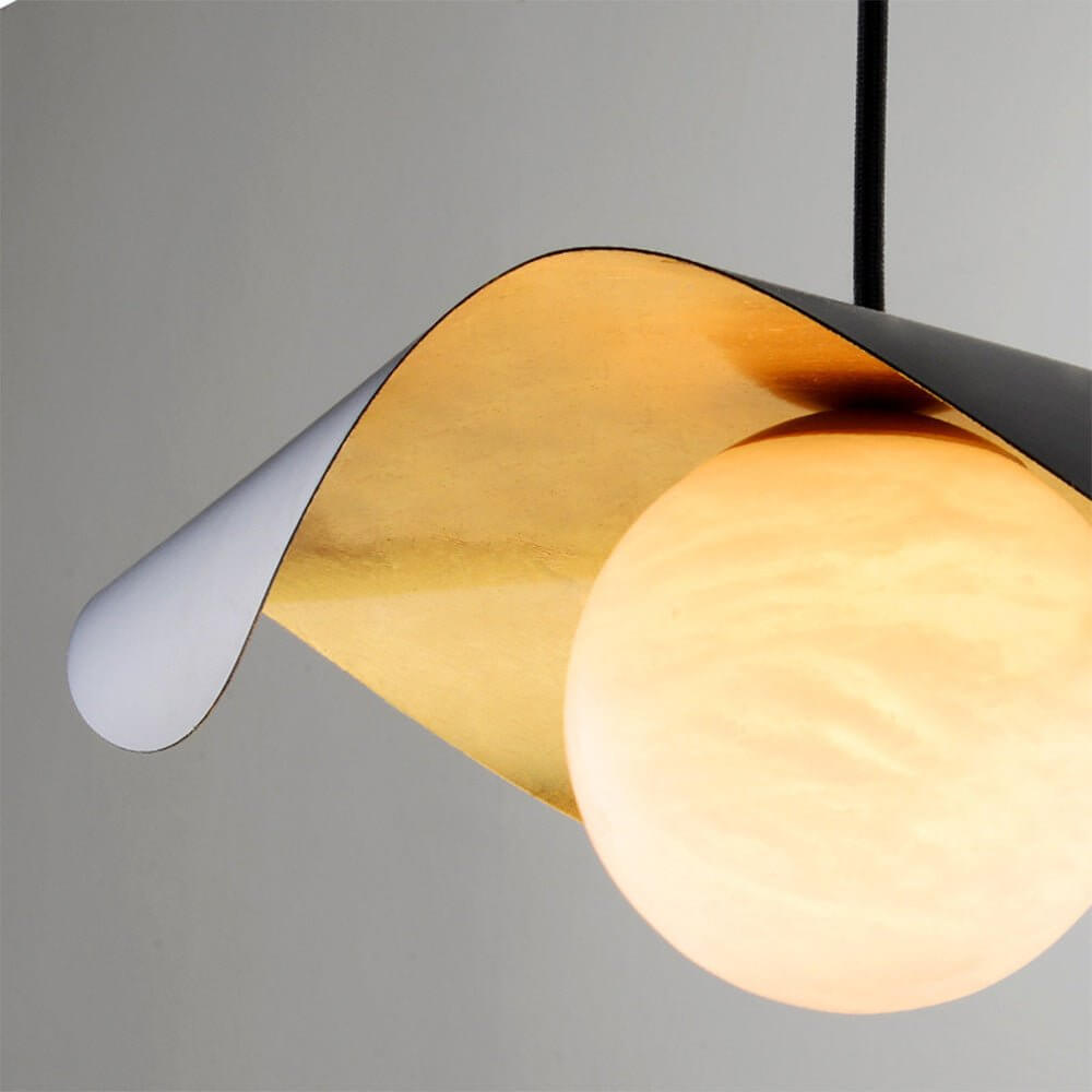 Modern Pendant Light with Marble Design