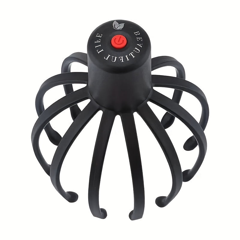 Electric Octopus Scalp Massager – USB Rechargeable and Compact