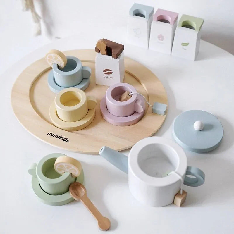 Creative Wooden Toy Set for Children's Role Play & Learning Fun