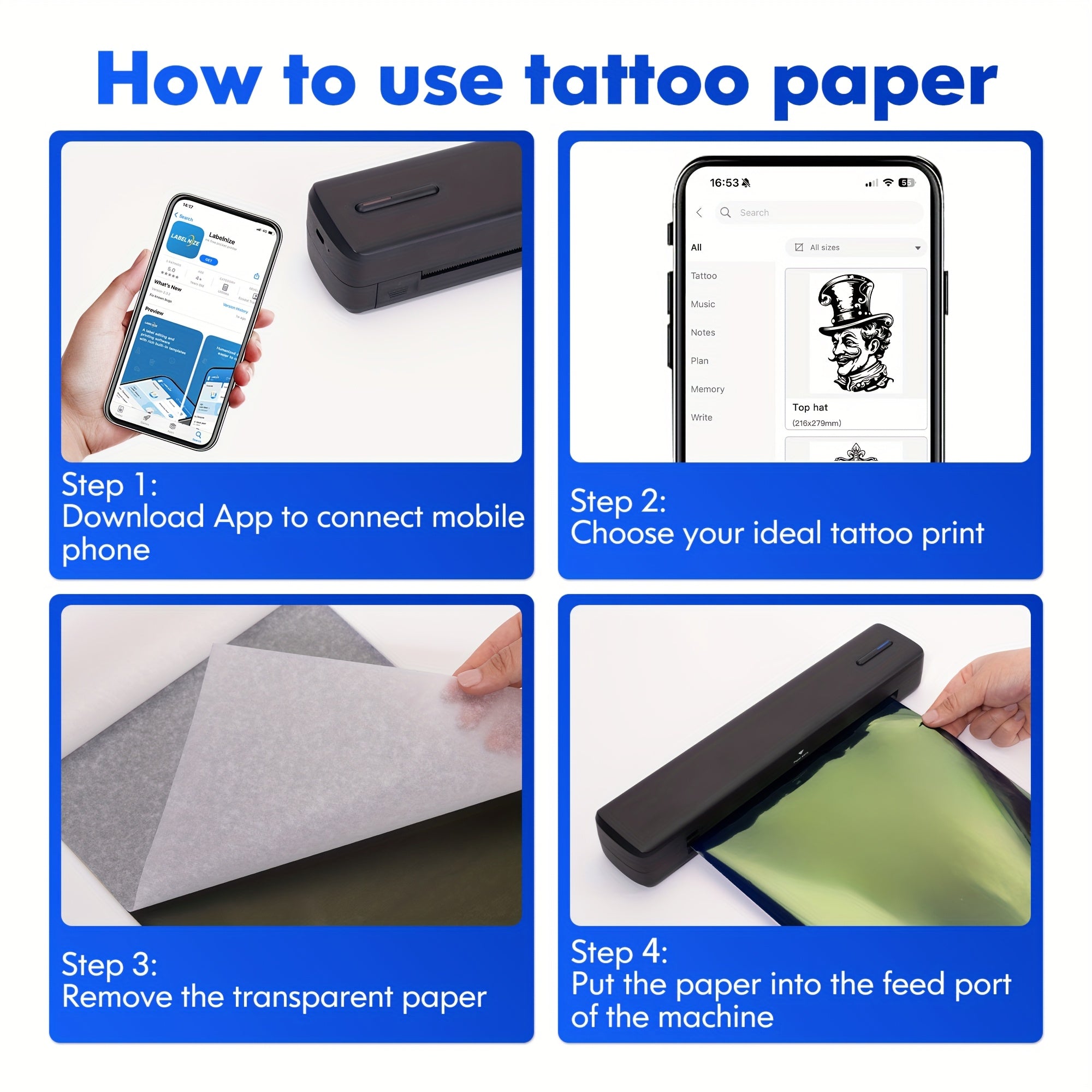 MiniThermo Wireless Printer – Compact Printing Convenience for On-the-Go