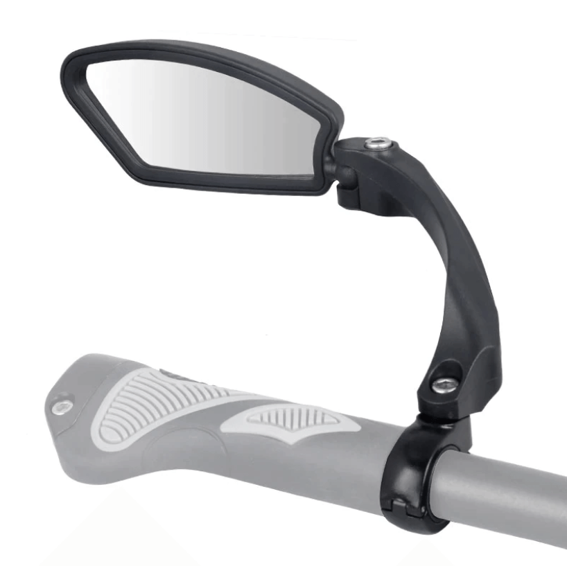 Bike Rear View Mirror - Adjustable Angle - Wide Reach Reflector