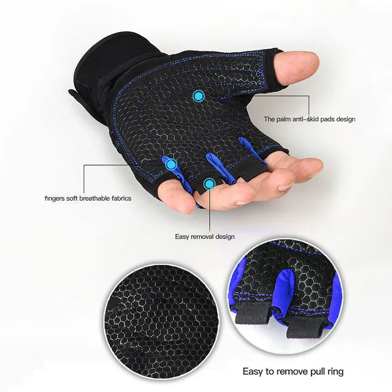 Shock-Resistant & Supportive Fitness Gloves – FitFlex