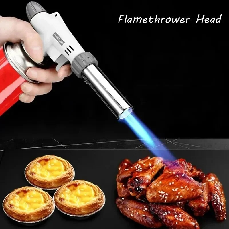 Portable Metal Butane Gas Stove – BBQ, Camping and Cooking Torch