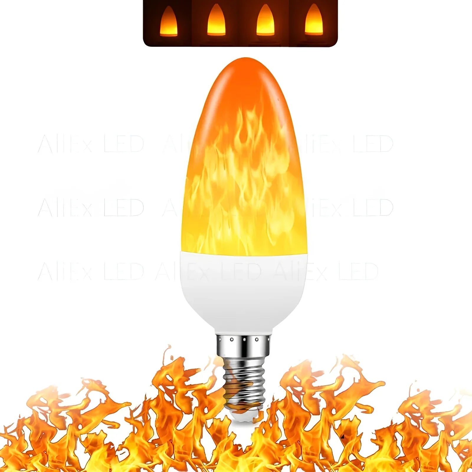 Flame Effect Lamp - 9W Simulated Flame Bulb