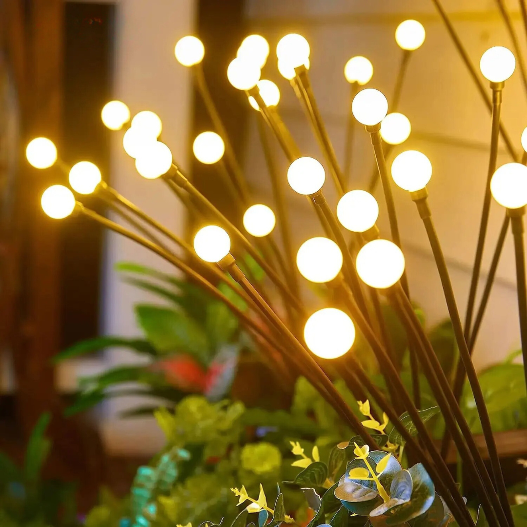Solar Garden Lighting | Flexible LED Firefly Effect