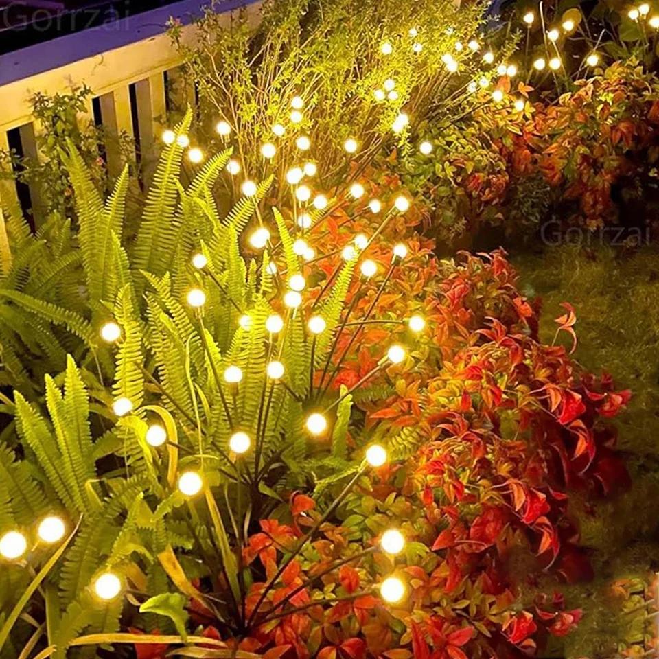 Solar Garden Lighting | Flexible LED Firefly Effect