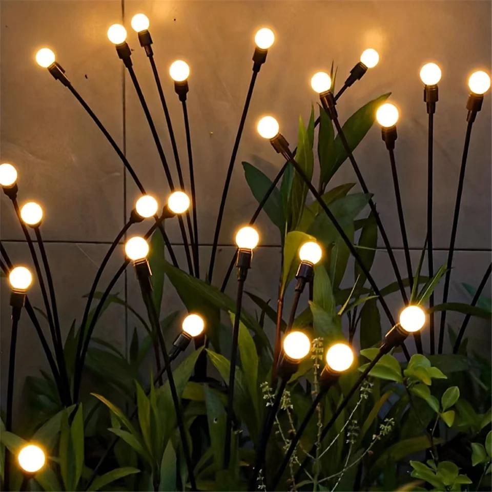 Solar Garden Lighting | Flexible LED Firefly Effect