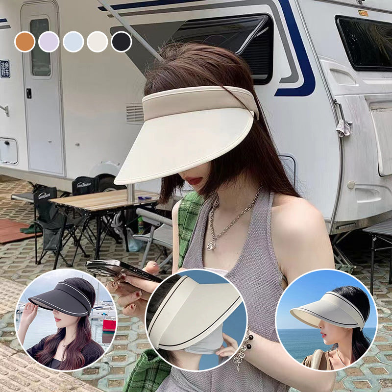 Trendy Roll-up Sun Hat with Extra Protection – FoldSun Pro