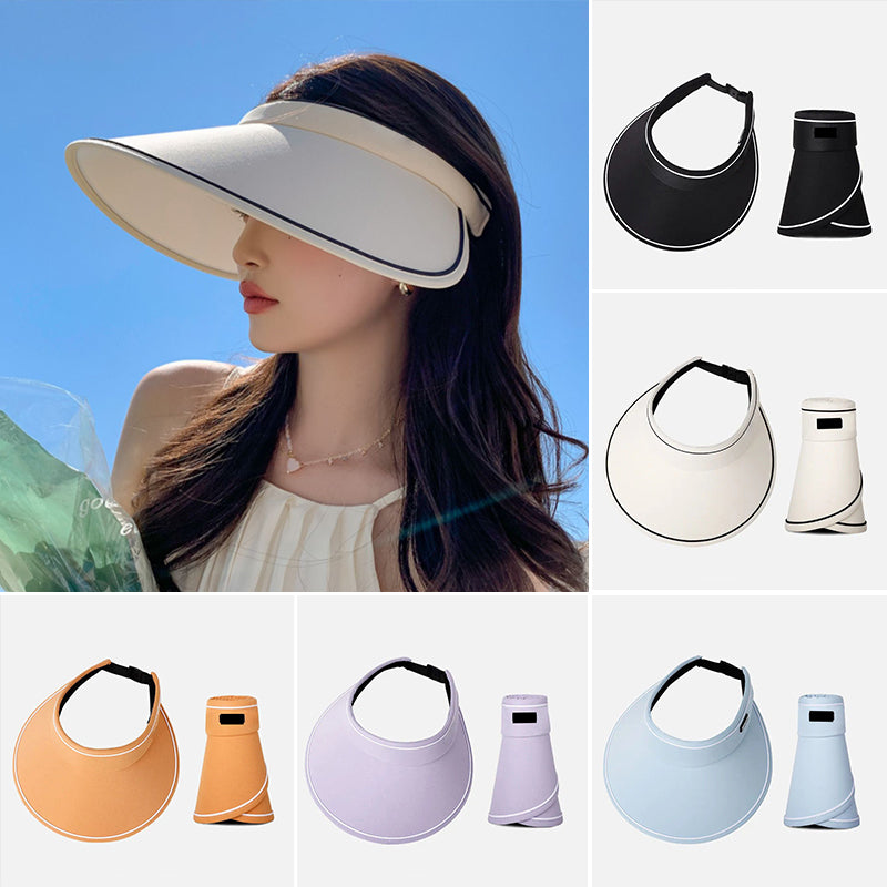 Trendy Roll-up Sun Hat with Extra Protection – FoldSun Pro