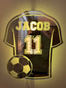 GoalLuxe Personalized Soccer Mirror | Customizable Jersey-Shaped Mirror for Soccer Fans