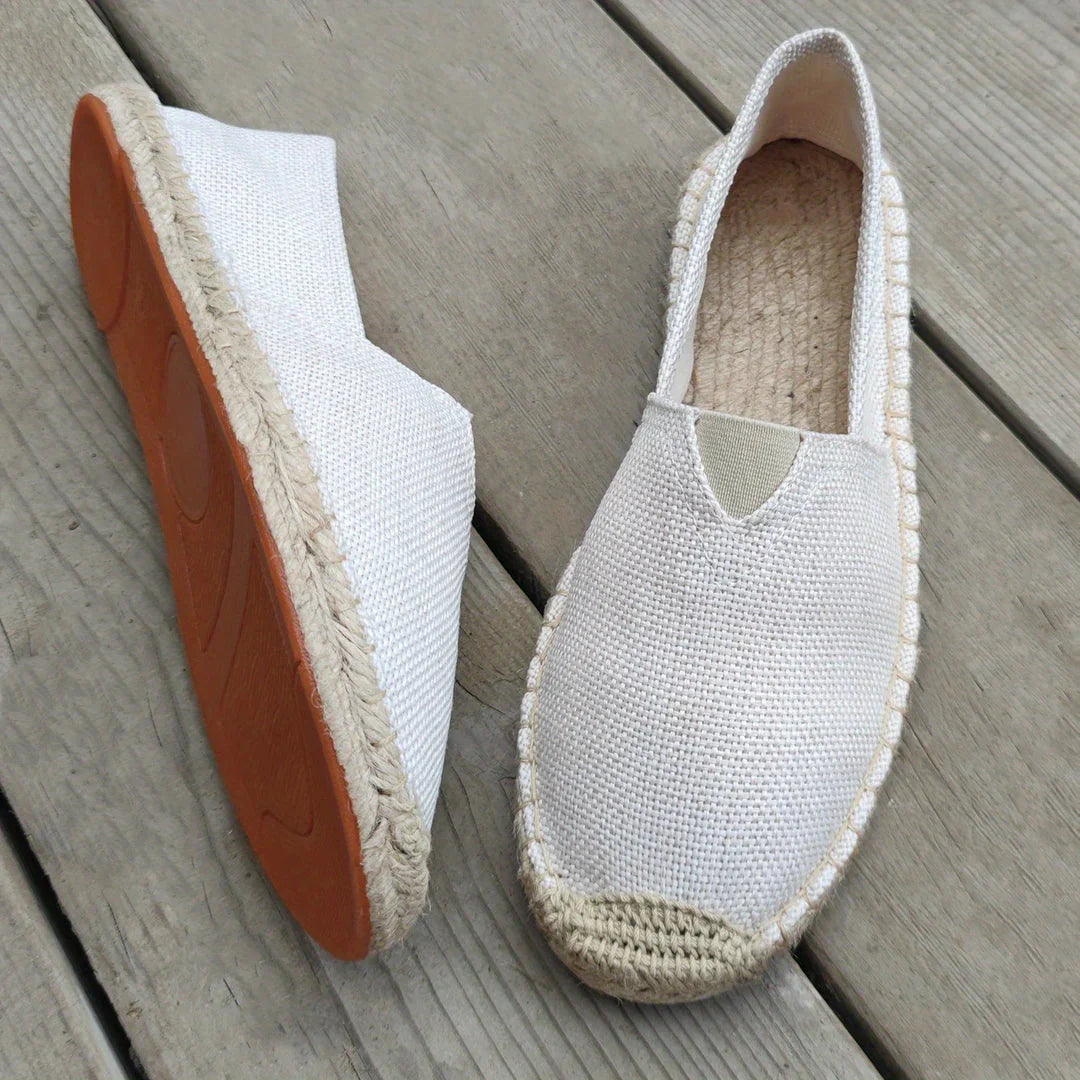 Men's Espadrilles Slip-On Shoes – Lightweight & Breathable Loafers for Summer and Walking