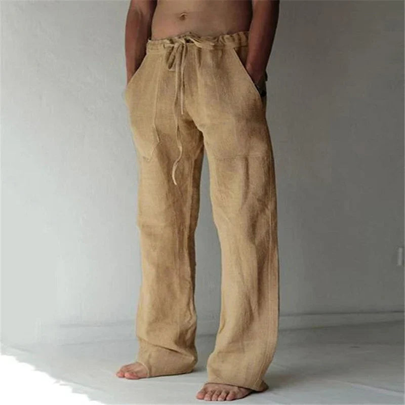 Linen Trousers for Men – Summer Trousers with Comfortable Fit and Casual Elegance
