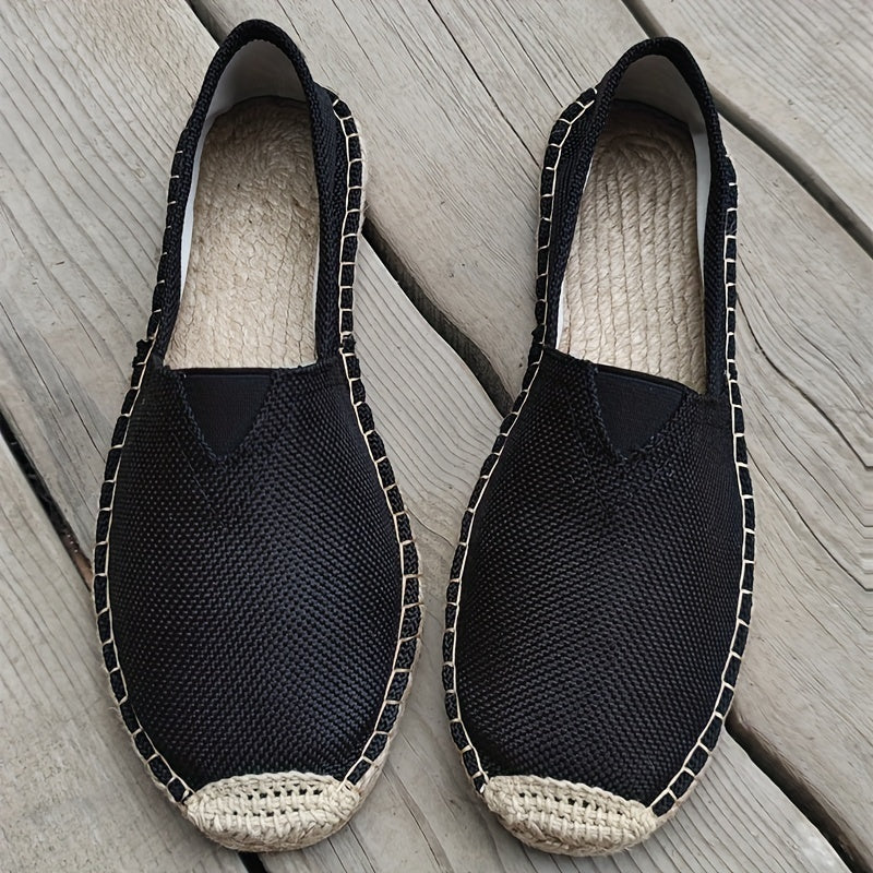 Men's Espadrilles Slip-On Shoes – Lightweight & Breathable Loafers for Summer and Walking