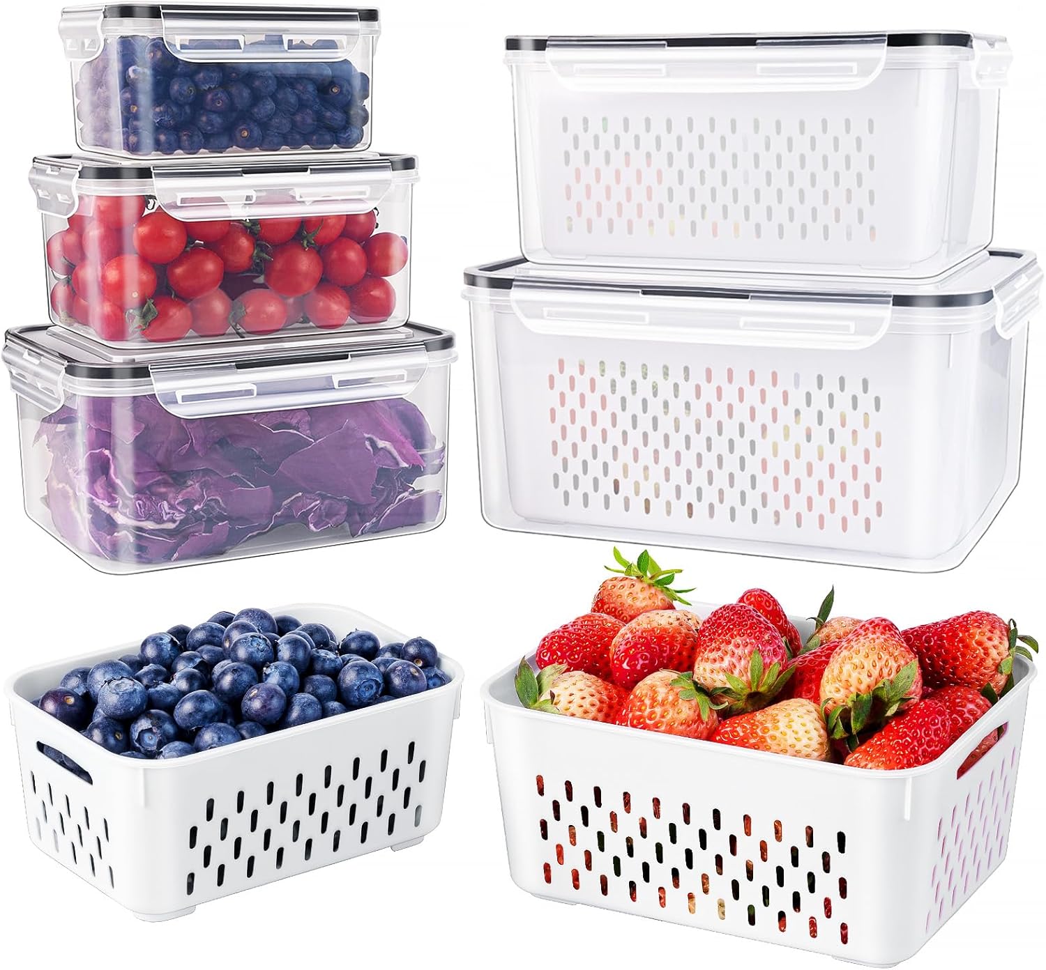 5-Piece Large Food Storage Set – FreshKeeper