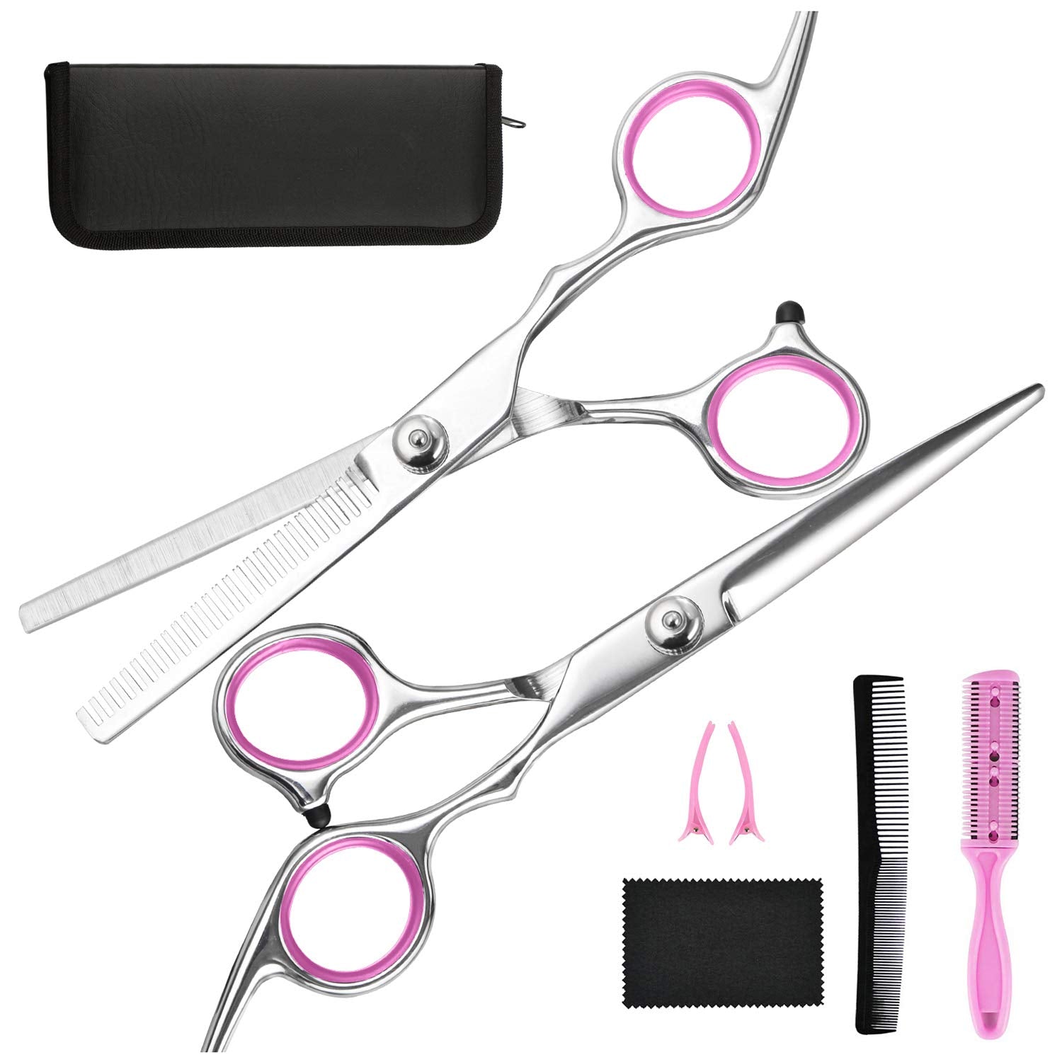 Professional Hair Cutting & Thinning Scissors Set