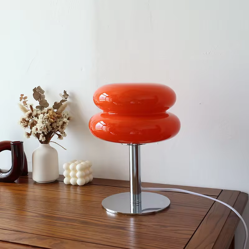 DESIGNER GLASS TABLE LAMP – MOOD LED LAMP FOR BEDROOM AND OFFICE