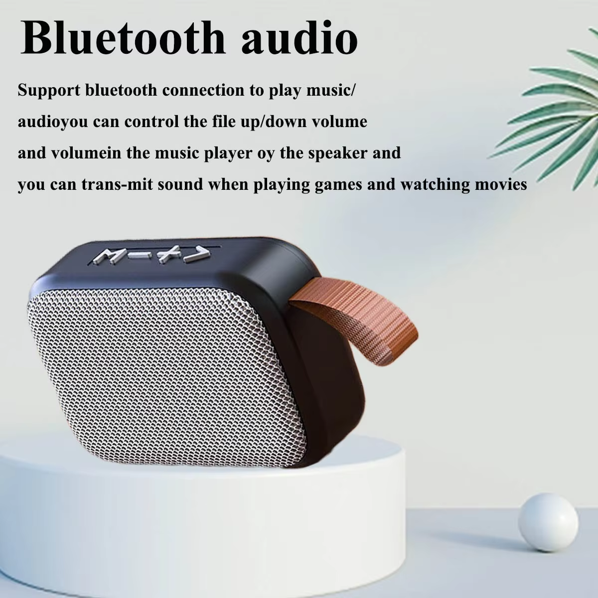 Portable Bluetooth Speaker - 3D Stereo Music Player with HiFi Sound