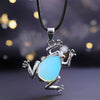Natural Crystal Frog Meditation Necklace – Gaia