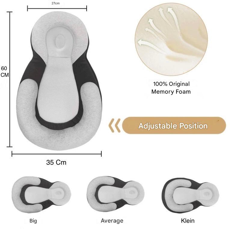 Ergonomic Portable Baby Bed with Head Support Against Flat Head Syndrome – Sleep Cocoon