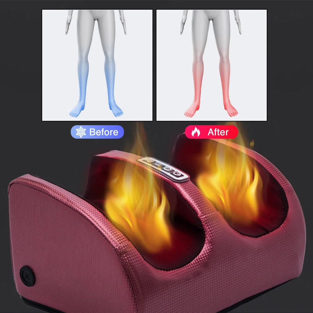 Electric Foot Massager with Heat and Shiatsu Therapy - RelaxFoot