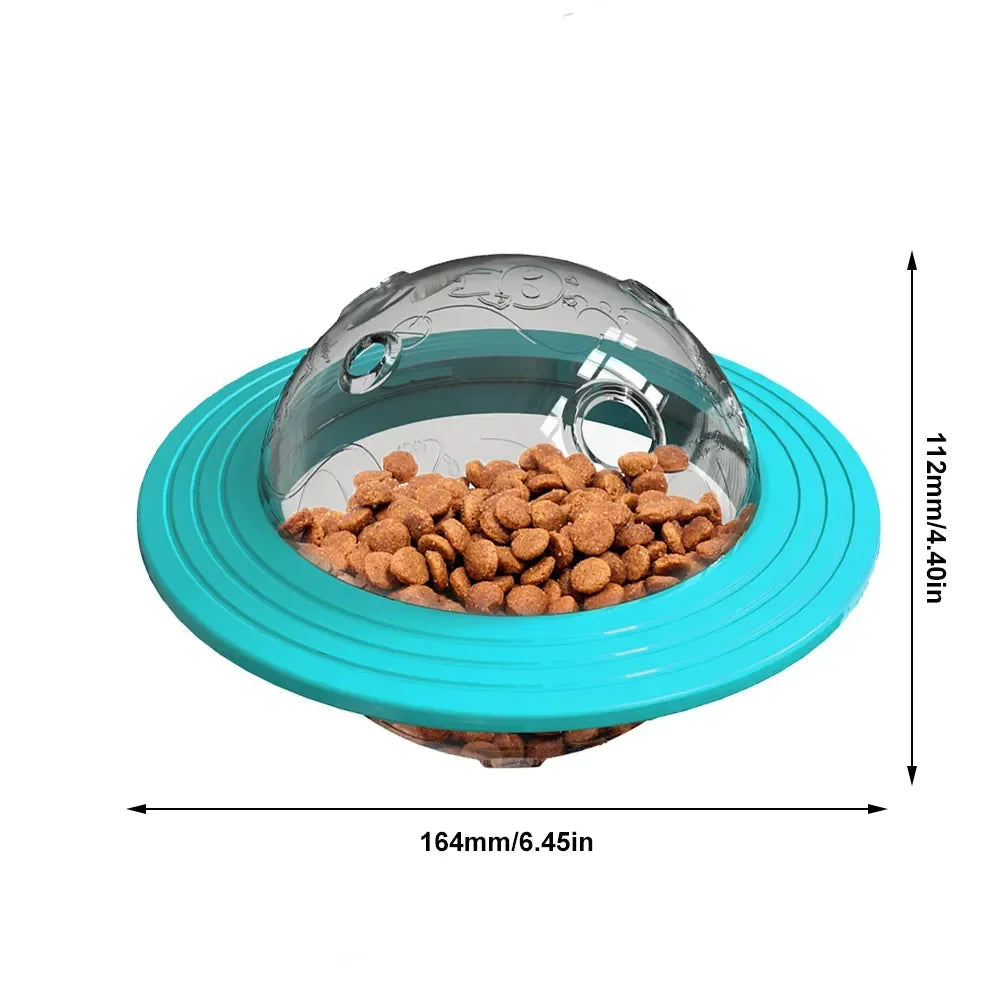 Interactive Dog Toy with Treat Dispenser - SnackSpin