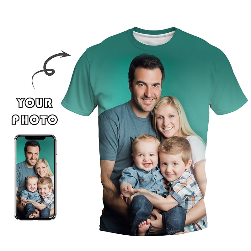 Personalised T-Shirt for Men – Design Your Own Shirt - Unique Gift with Custom Print