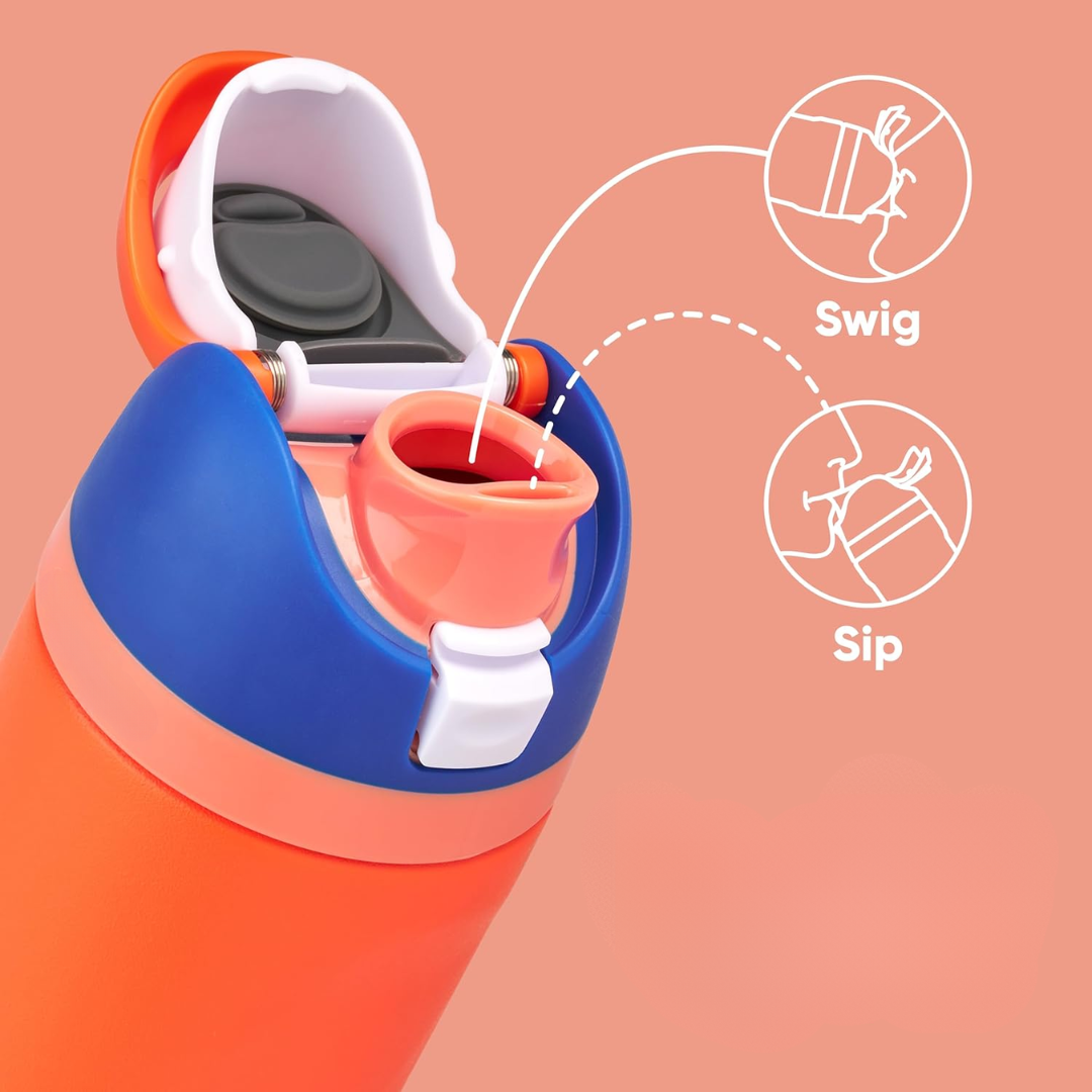 LeakProof - Insulated Stainless Steel Bottle with Straw | Perfect Hydration