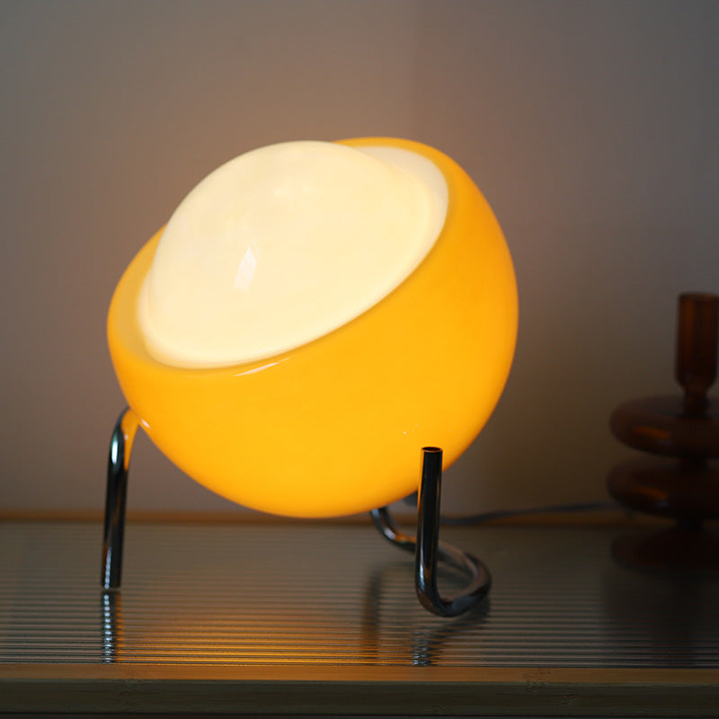 Retro Glass Table Lamp - Atmospheric Nordic Night Lighting
