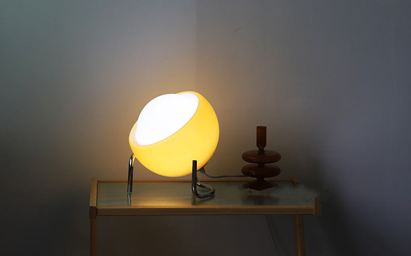 Retro Glass Table Lamp - Atmospheric Nordic Night Lighting