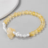 Natural Crystal Bead Bracelet – Eline