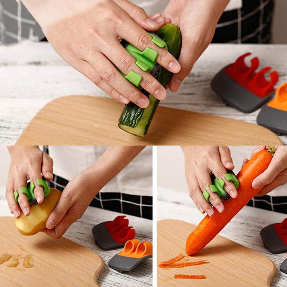 Protective Vegetable Peeler – FingerGuard