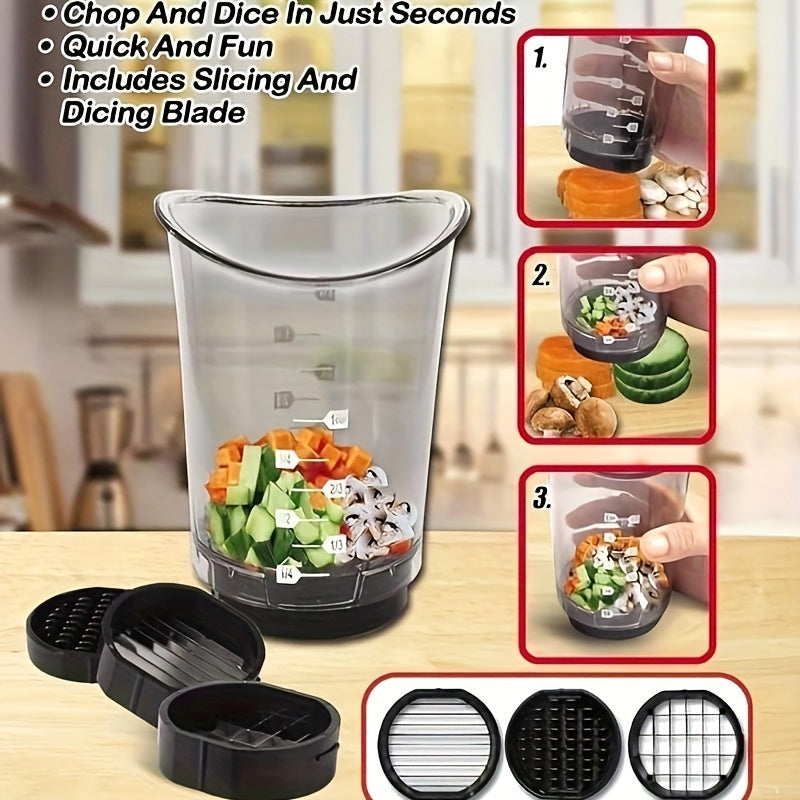 3-in-1 Manual Slicer & Chopper - QuickSlice